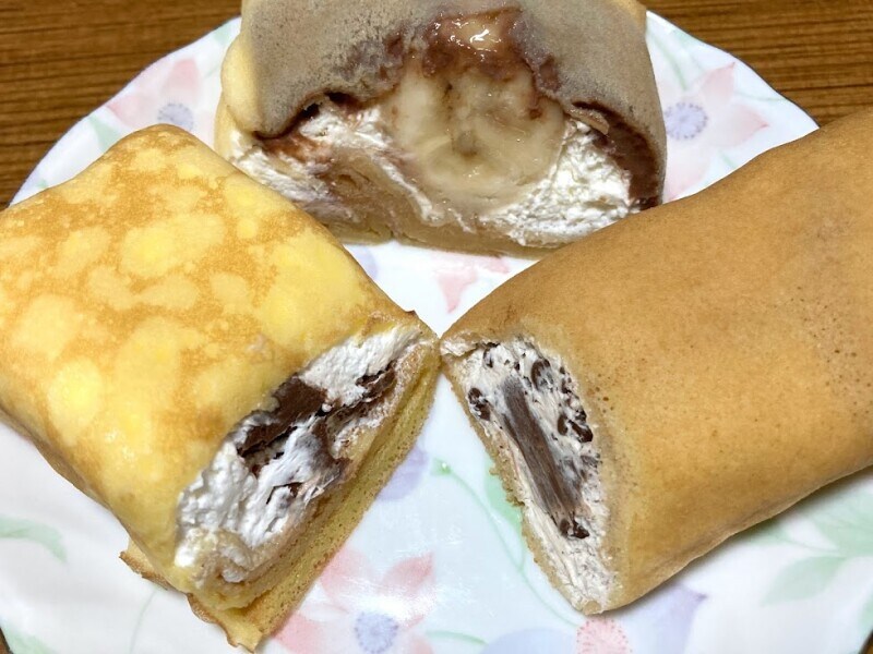 コンビニのクレープはいずれもハイレベル!