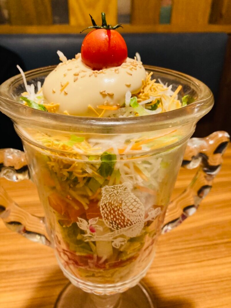 パリパリ麺がアクセントになっています