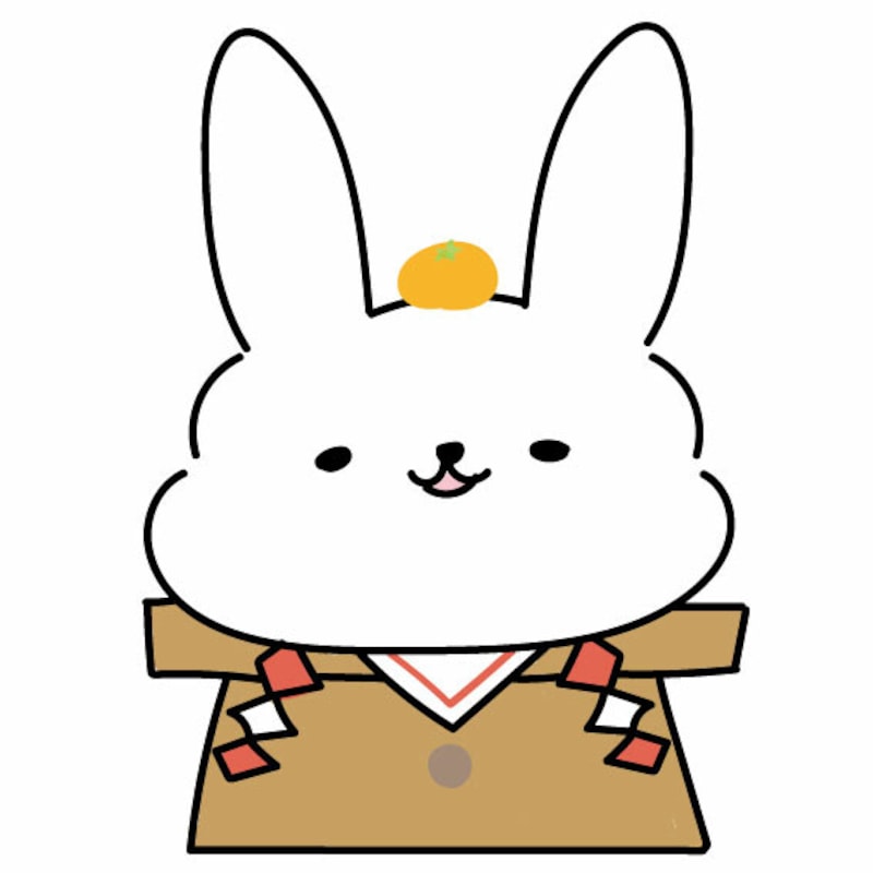 年賀状,イラスト,ウサギ,兎,うさぎ,2023,無料,フリー,カラー