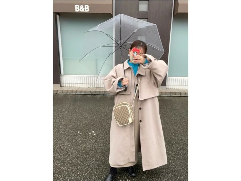 ロング丈のコートもプチプラで買えるのはさすがしまむら 出典:WEAR