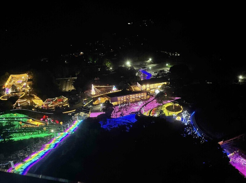 「光のかんらんしゃ」から眺める壮大なイルミネーション