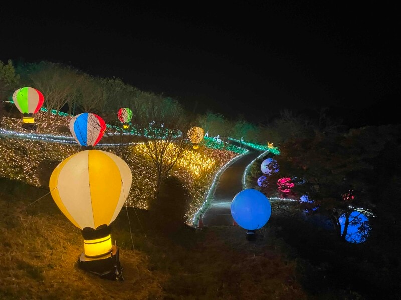 「光の動物園」イルミネーション