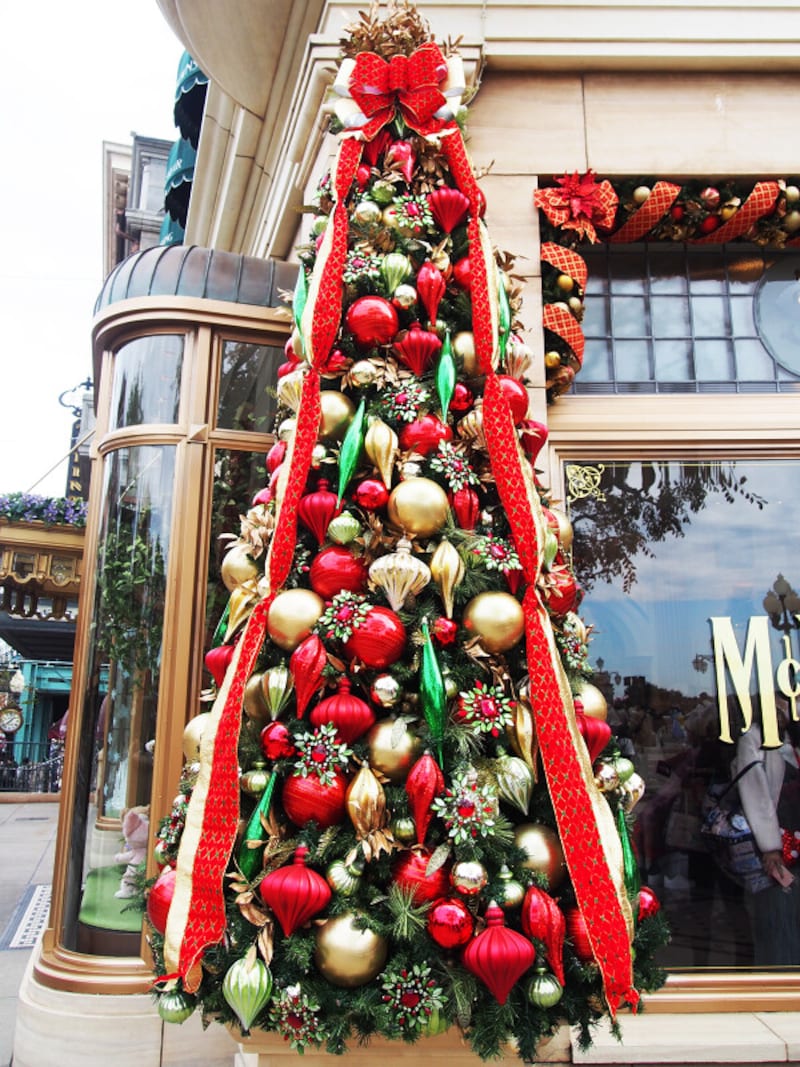 東京ディズニーシーのクリスマスデコレーション