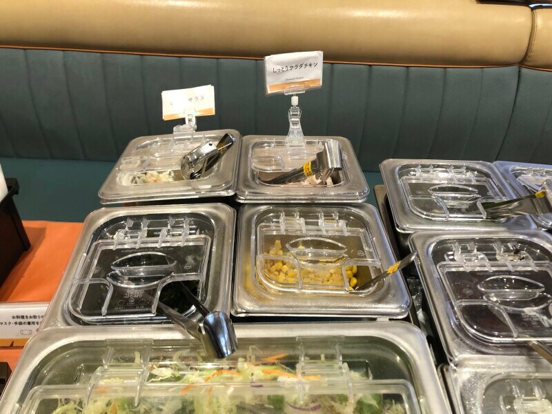 ココスの「朝食バイキング」のサラダ系