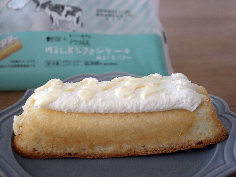 ローソン「MILKシフォンケーキ みるく＆バター」