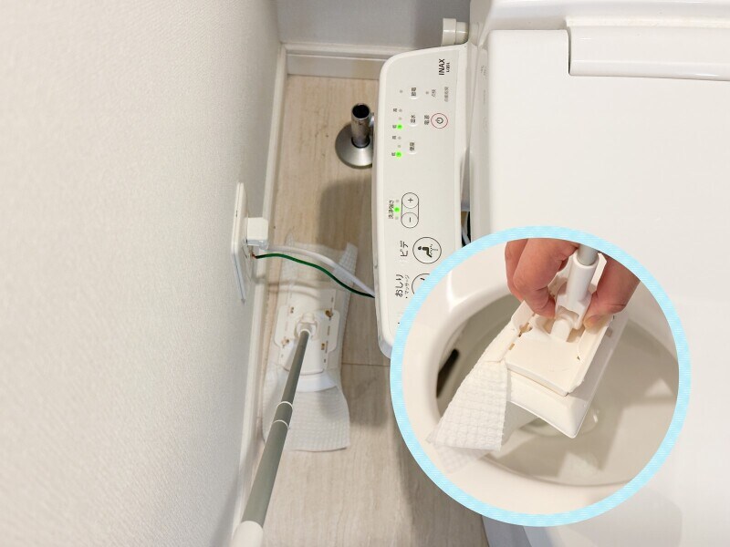 カインズトイレ掃除伸縮トイレ床ワイパー
