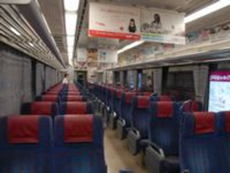 京急の快速特急の車内
