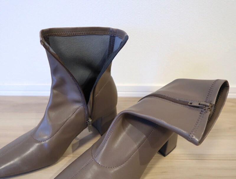 足首の部分が薄手て柔らかく、ストレスなく履けるのが嬉しい