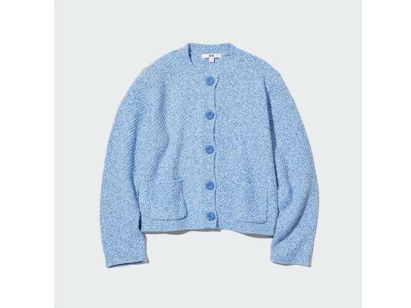 ユニクロ ニットショートジャケット 3990円(税込)