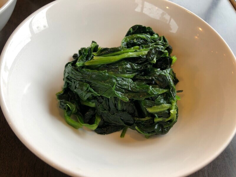 132円でほうれん草を追加注文