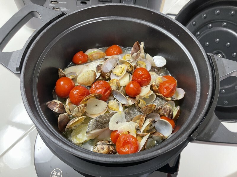 イチオシメニューの「アクアパッツァ」