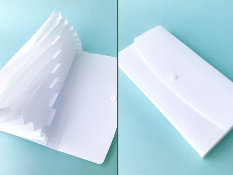 書類整理も100均グッズで