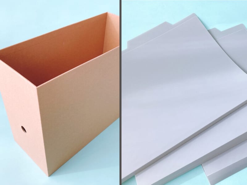 書類整理も100均グッズで