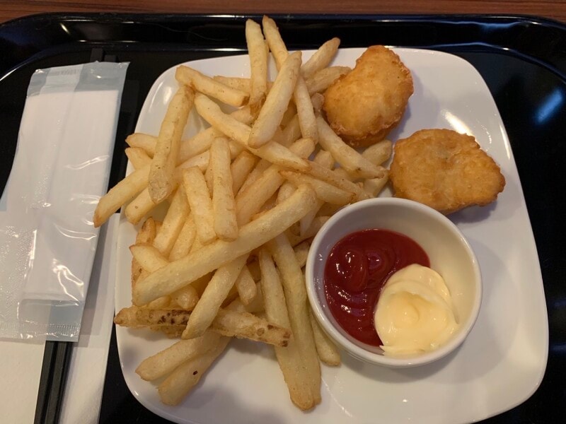 快活CLUBのモーニング「朝ポテセット」