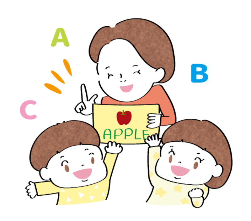 イラスト,無料,英語,語学,英語教室,スクール,習い事,カラー