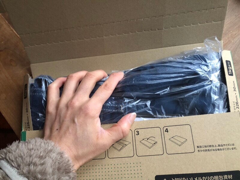 箱形になっていると洋服を詰め込みやすい