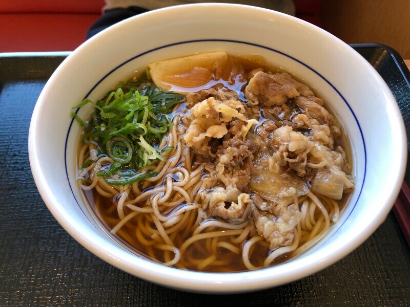 なか卯の「牛肉そば」