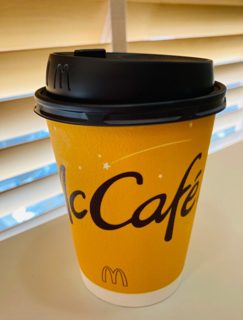 セットのドリンクはMサイズ