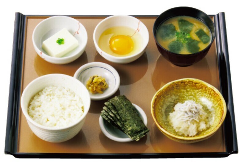 しらすおろし朝食