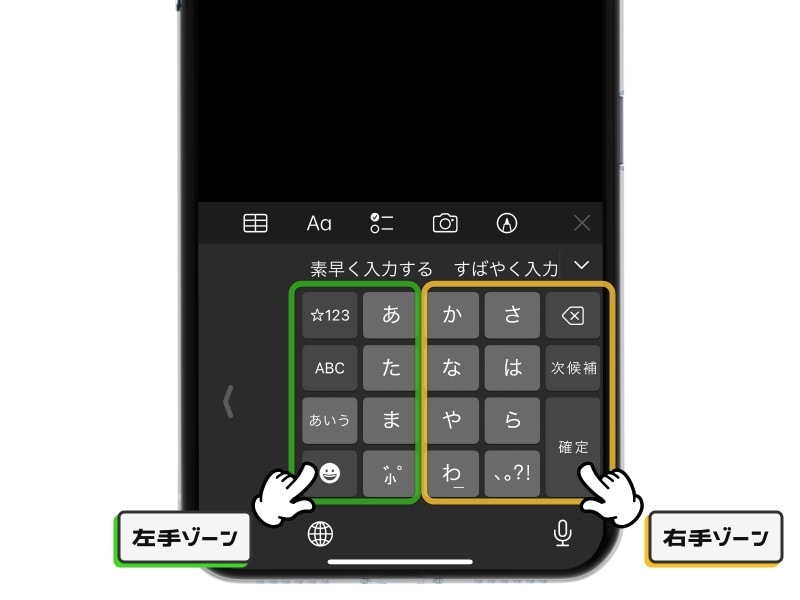 フリック入力のスピードを爆速にするコツ