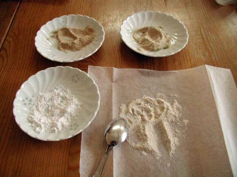 ハッピーターンの粉を調合する試み