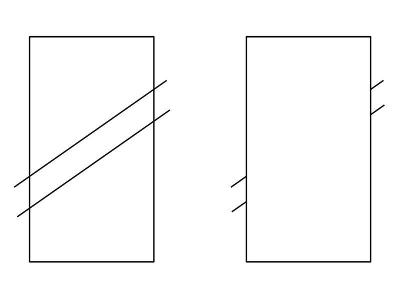 ポッゲンドルフ錯視