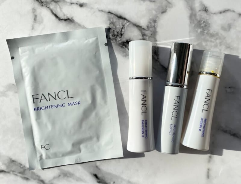 美白化粧品,ファンケル,ブライトニングエッセンス,ブライトニングマスク,ブライトニング化粧液,ブライトニング乳液