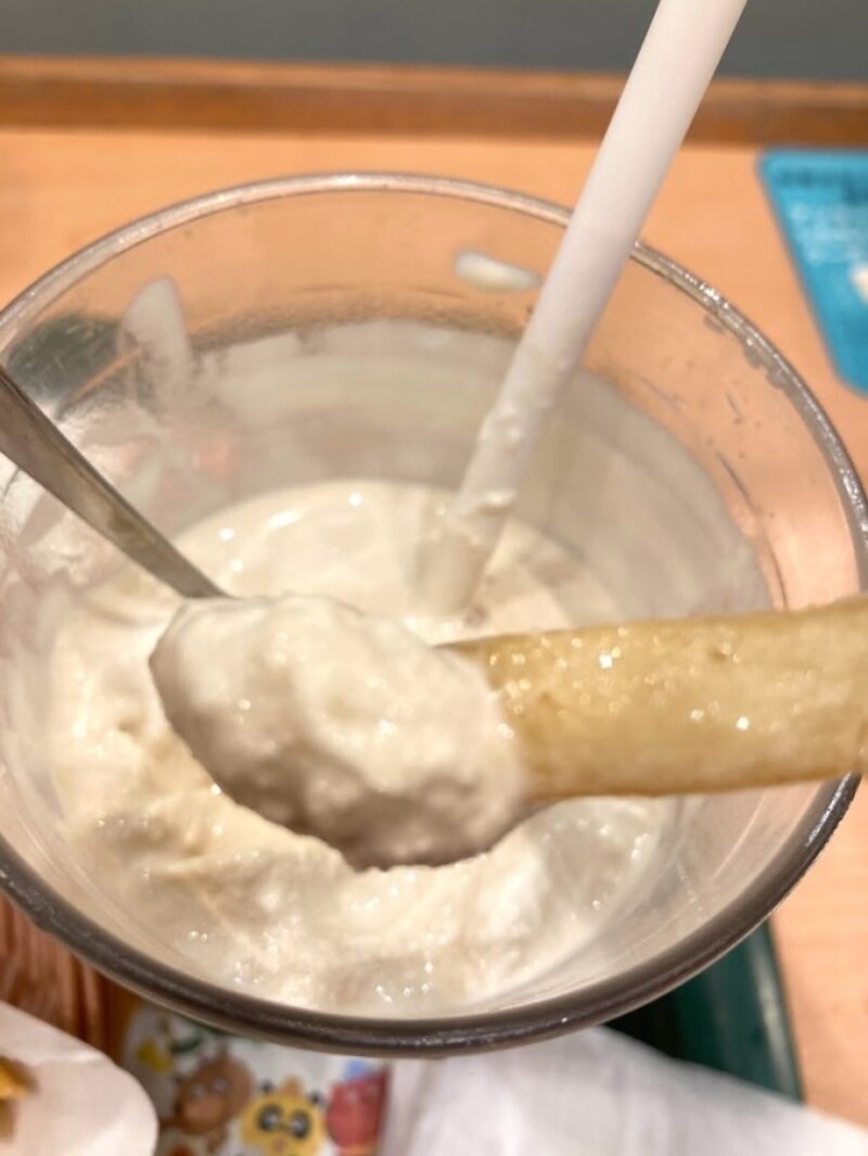 ポテトにディップして食べると美味しい