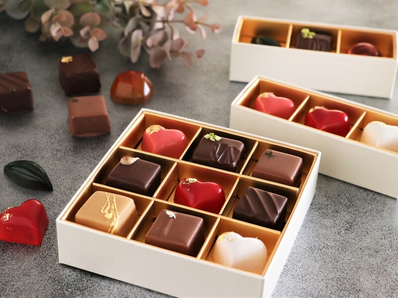 ヨコハマ グランド インターコンチネンタル ホテル「ショコラ バレンタイン(3個入1566円~、6個入3132円、9個入4698円)」※すべて税込(提供画像)