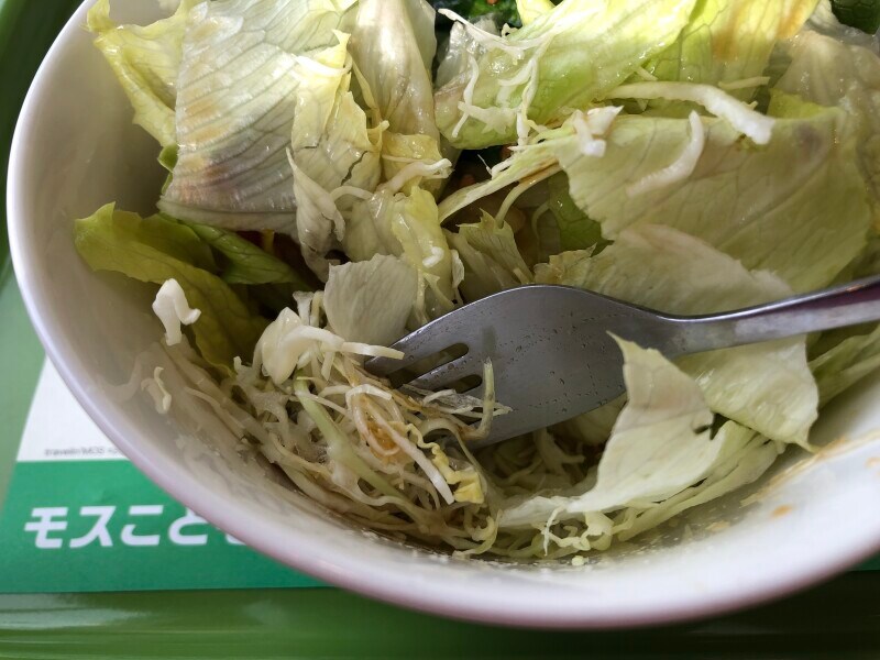 時間が経つと、ドレッシングが染みた野菜がしなしなになってさらに美味しい