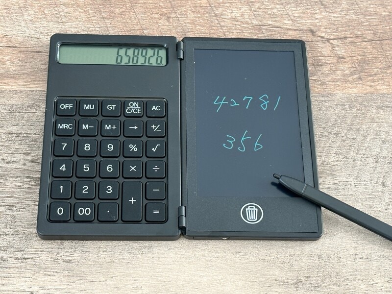 電卓＋電子メモパッド