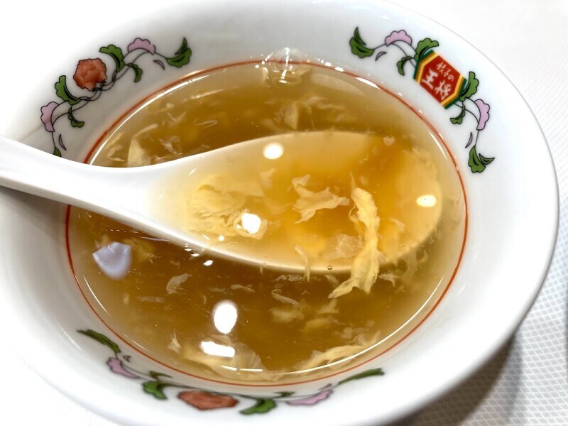 トロトロで温かいスープがついてくる