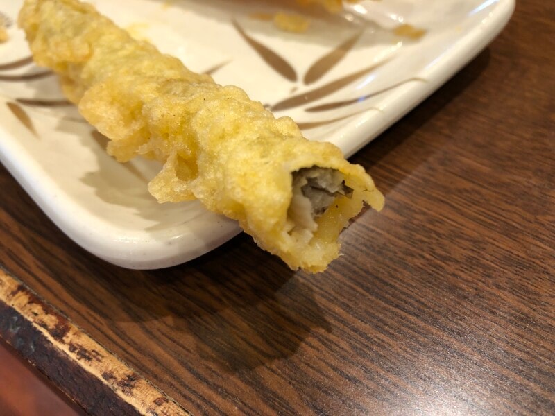 丸亀製麺の天ぷら「ごぼう天」は歯応えがある！