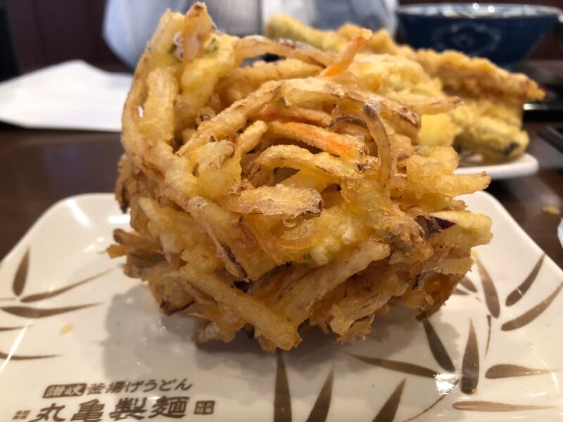 丸亀製麺の「野菜かき揚げ」