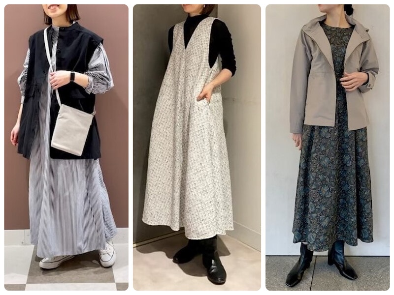 大人の女性におすすめしたい、シックでおしゃれな春のワンピースコーデをご紹介！