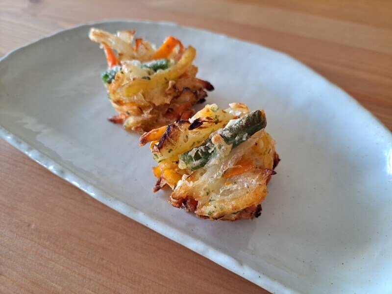 業務スーパーの「ミニ野菜かき揚げ」