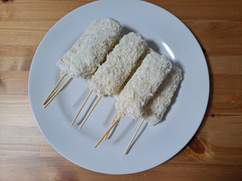 業務スーパーの「豚たまねぎ串カツ」