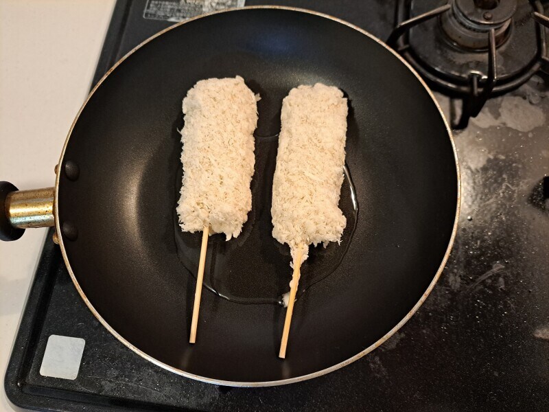 業務スーパーの「豚たまねぎ串カツ」