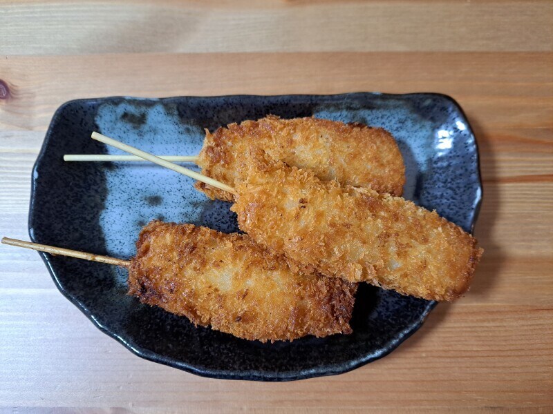 業務スーパーの「豚たまねぎ串カツ」