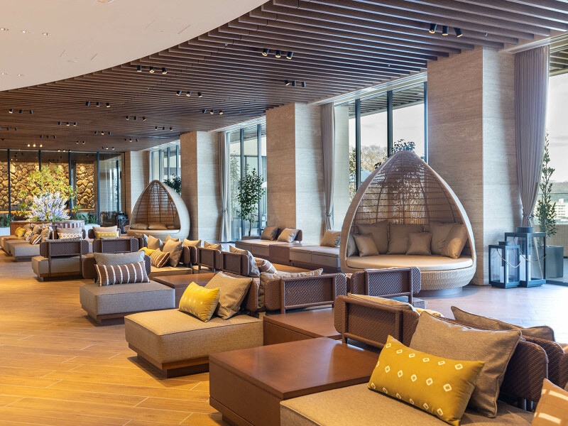 別府温泉 杉乃井ホテル「宙館(そらかん)」ロビー