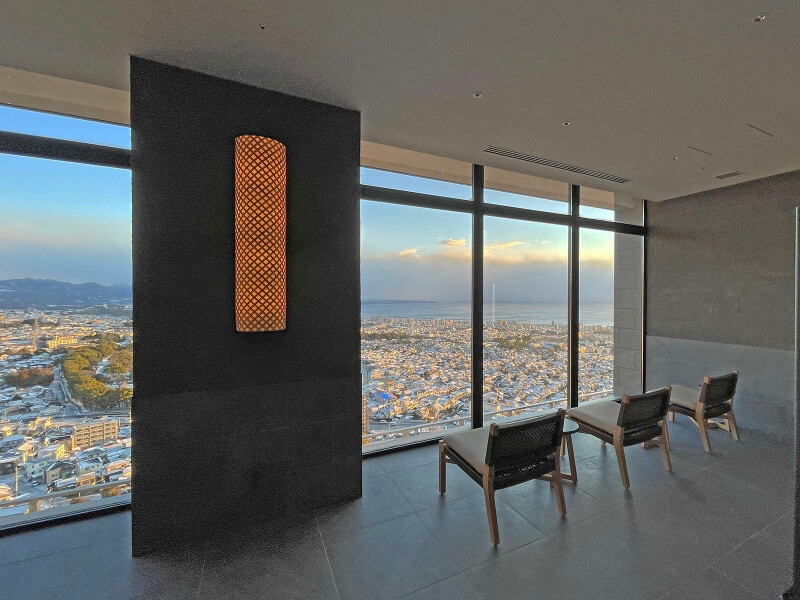 別府温泉 杉乃井ホテル「宙館」からの景色