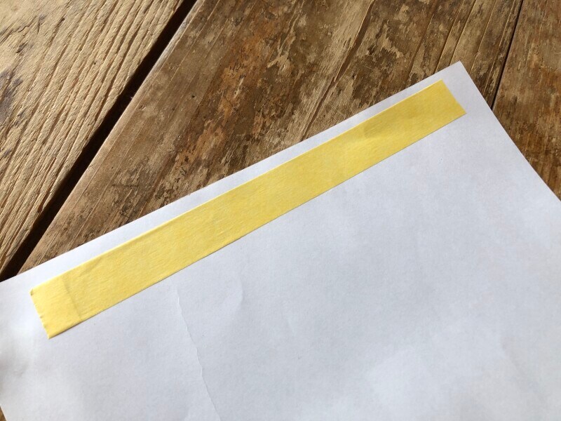 塗装時のはみ出し防止に使用する