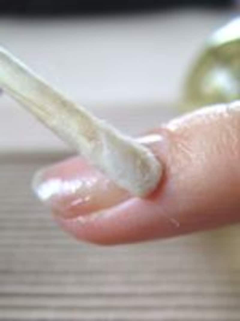 甘皮を処理する