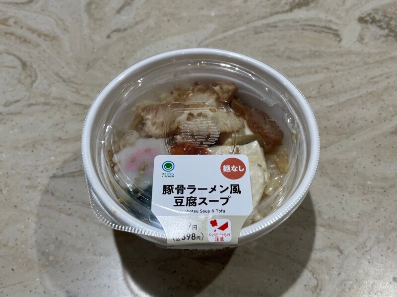豚骨ラーメン風豆腐スープ