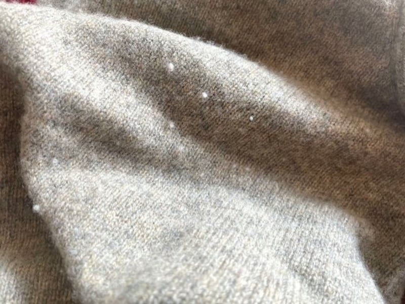 毛玉だらけになってしまうと、着古した感じが出てしまうことも
