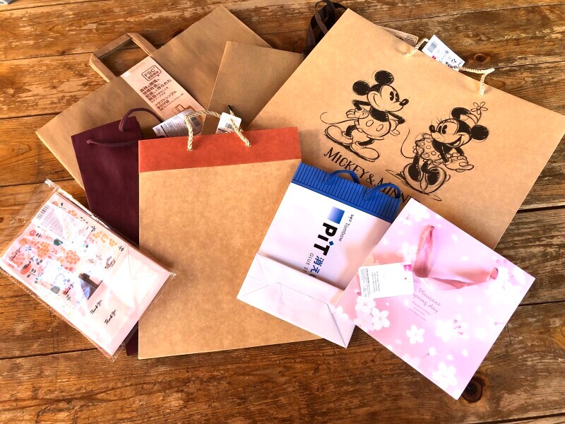 ダイソーの紙袋