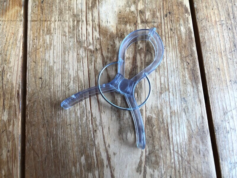 透明感がある洗濯バサミになっている