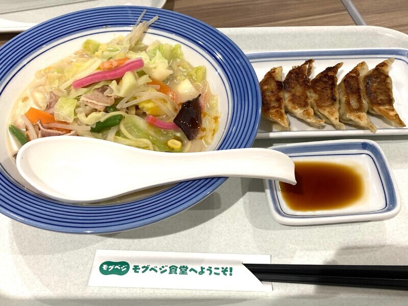 パリパリっとした皮の餃子セットがおすすめ