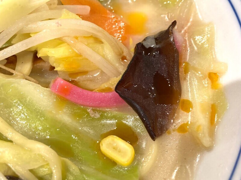 甘みのあるマイルドなスープ