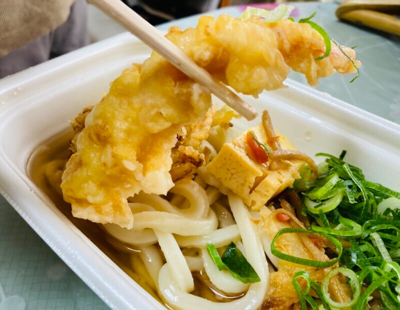 えび天の大きさにオドロキ！